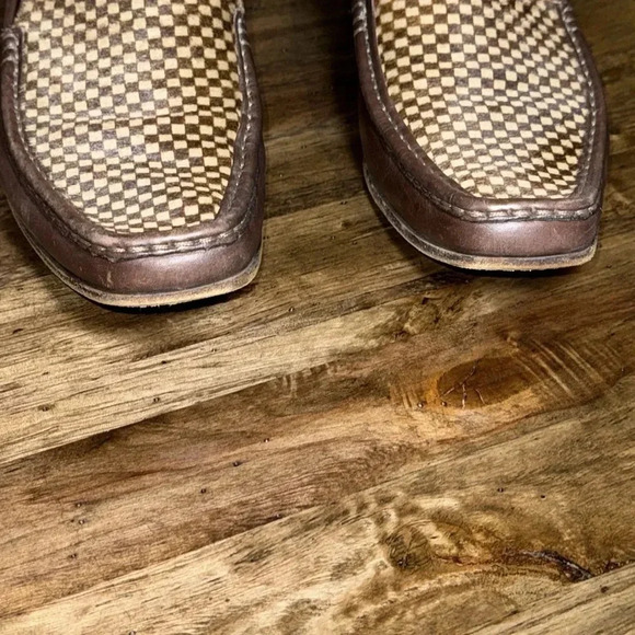 Louis Vuitton LV Designer Leather/Pony Hair Loafers Slip On Men Shoes 10 - Picture 8 of 17